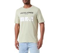 JACK & JONES Jcotext Cotton tee SS Crew Neck Fst Camiseta, Desert Sage, S Hombres