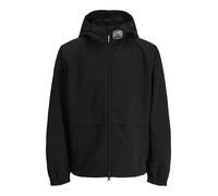 JACK & JONES Chaqueta de entretiempo 'JCOUnion' negro / blanco, Talla M
