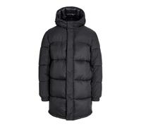 JACK & JONES Jcounion Long Puffer Jacket Sn, Negro, x_l Hombres
