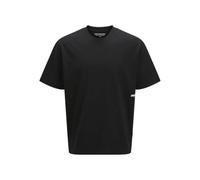 JACK & JONES Jcounion Small Print tee SS Crew Neck, Negro, M