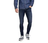 JACK & JONES Jeans Glenn Original Slim Fit para hombre: elástico de alto rendimiento para uso durante todo el día, azul oscuro, 34W / 34L