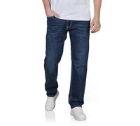 JACK & JONES Jeans para hombre, estilo largo, con elasticidad, JJICLARK, de corte recto, denim, azul, negro, 30 31 32 33 34 36 38, 31W / 32L