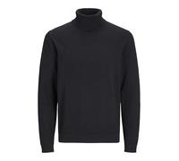 Jack & Jones Jersey de Cuello Alto para Hombre, Color Liso, Negro, XS