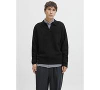 JACK & JONES Jersey de cuello redondo abierto. Color Negro
