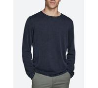 Jack & Jones Jersey de hombre azul marino con cuello caja. Azul marino 6 (XL)