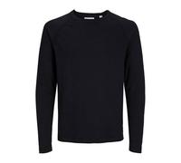 Jack & Jones Jersey de Punto Jjebreeze para Hombre con Cuello Redondo, Negro, L