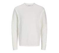 JACK & JONES Jjesummer Knit Crew Neck Sn Jersey de Punto, Cloud Dancer, L para Hombre