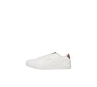 JACK & JONES Jfwboss PU Sneaker Hombre, Blanco, 44 EU