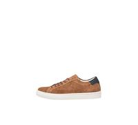 JACK & JONES Jfwcorey Suede, Zapatillas Hombre, Cognac Detail Navy Blazer Heel, 40 EU