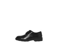 JACK & JONES Jfwdax Leather Lace Styd Noos, Zapatos con Cordones Hombre, Antracita, 43 EU