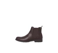 JACK & JONES Botas Chelsea marrón oscuro, Talla 40