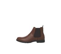 JACK & JONES Jfwfenchurch Pu Chelsea Boot Chelseaboots para hombre, coñac, 45 EU