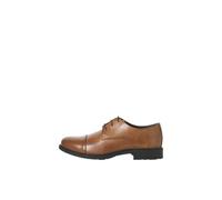 JACK & JONES Jfwoslo Leather Dress Shoe Ln, Vestido de Piel Hombre, coñac, 44 EU