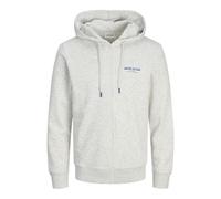 JACK & JONES Jjalvis Sudadera con Cremallera Capucha, Color Blanco, S para Hombre
