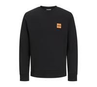 JACK & JONES Jjbrandy - Sudadera con Cuello Redondo para Hombre, Negro, M