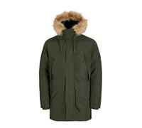 JACK & JONES Jjcamp Faux Fur Parka BF, Rosin, S Hombres