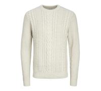 JACK & JONES Jjcraig Knit Crew Neck Aw24 Jersey de Punto, Color Blanco, XL para Hombre