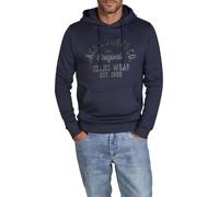 JACK & JONES JJEADRIAN Sudadera con capucha para hombre, corte regular, sudadera con capucha, estampado negro, gris, verde, marrón, beige, azul, S, M, L, XL, XXL, 3XL, azul marino, L