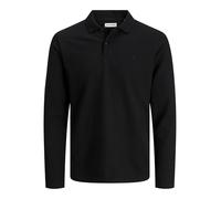 JACK & JONES Jjeaustin Polo LS Noos, Negro, XXL