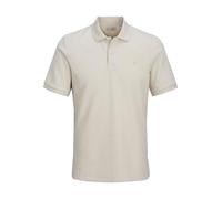 JACK & JONES Jjeaustin Polo SS Noos, Moonbeam/Detail:Classic, S Hombres
