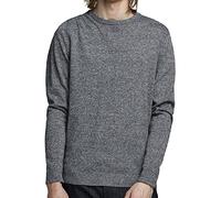 JACK & JONES Jjebasic Knit Crew Neck Noos, suéter Hombre, Azul (Navy Blazer Detail: Twisted with Jet Stream), Large