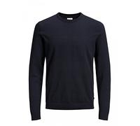 JACK & JONES Jjebasic Knit Crew Neck Noos, suéter Hombre, Azul (Navy Blazer), XX-Large