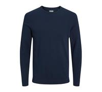 JACK & JONES Jjebasic Knit Crew Neck Noos, Suéter para Hombre, Navy Blazer, S