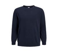 JACK & JONES Jjebasic Noos Pls-Cuello Redondo Jersey de Punto, Azul Marino, 5XL para Hombre