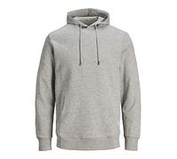 Jack & Jones Jjebasic Noos Sweat Hood Sudadera con Capucha, Hombre, Gris Claro, S