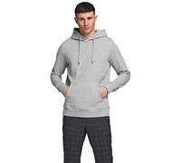 Jack & Jones Jjebasic Noos Sweat Hood Sudadera con Capucha, Hombre, Gris Claro, XXL