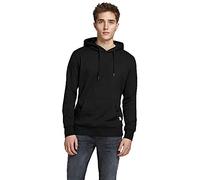 Jack & Jones Jjebasic Noos Sweat Hood Sudadera con Capucha, Hombre, Negro, L