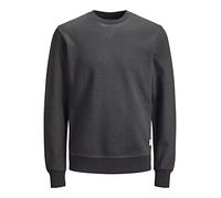 Jack & Jones Jjebasic Sudadera Con Cuello Redondo Noos , Hombre, Gris (Asphalt/Reg), XXL