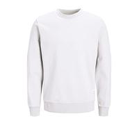 Jack & Jones Jjebasic Sweat Crew Neck Noos , Hombre, Blanco (White/Reg), S