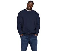 Jack & Jones Jjebasic Sweat Crew Neck Noos PS Sudadera, Marine, 4XL Hombre