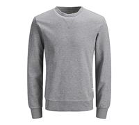 Jack & Jones Jjebasic Sweat Crew Neck Noos Sudadera, Gris, XL Hombre