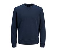 Jack & Jones Jjebasic Sweat Crew Neck Noos Sudadera, Marino, L Hombre