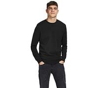 Jack & Jones Jjebasic Sweat Crew Neck Noos Sudadera, Negro, S Hombre