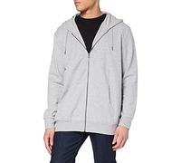 JACK & JONES Jjebasic Sweat Zip Hood PS Chaqueta Deportiva, Gris Claro, 6XL Hombre