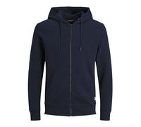 JACK & JONES Jjebasic Sweat Zip Hood PS Chaqueta Deportiva, Navy Blazer, 7XL Hombre