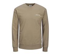 JACK & JONES Jjebradley Graphic Sweat Crew Noos Sudadera, Cilantro, XXL para Hombre