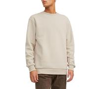 JACK & JONES Jjebradley Sudadera Crew Noos, Sudadera Hombre, Crème, L