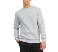 JACK & JONES Jjebradley Sudadera Crew Noos, Sudadera Hombre, Gris Claro, XXL