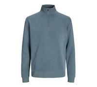 JACK & JONES Jjebradley Sudadera Media Cremallera Noos, Goblin Blue, S para Hombre