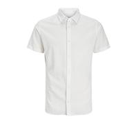 JACK & JONES Jjebreeze-Camiseta SS Sn Pls Camisa de Manga Corta, Blanco, 3XL Grande Hombres