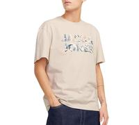 JACK & JONES JJEBRYAN Corp Logo tee SS O-Neck Noos, Moonbeam, M