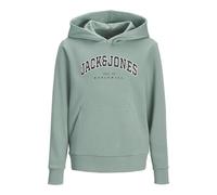 JACK & JONES Jjecaleb Varsity Sweat Hood Noos Jnr, Azul Mineral., 152