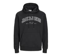 JACK & JONES JJECALEB Varsity Sweat Hood Noos, Negro, XS