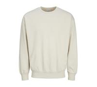 JACK & JONES Jjecharge Sudadera con Cuello Redondo Noos, Moonbeam, S para Hombre