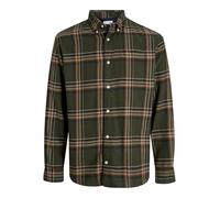 JACK & JONES Jjeclassic - Camiseta de Franela a Cuadros, Rosin., L