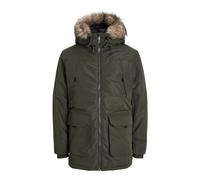 JACK & JONES Jjeconstruct Faux Fur Sn Parka para hombre, Rosin., XS